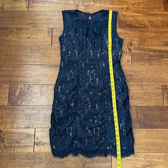 Eliza J Cap Sleeves Lace Sheet Dress Size 8 - Picture 5 of 12